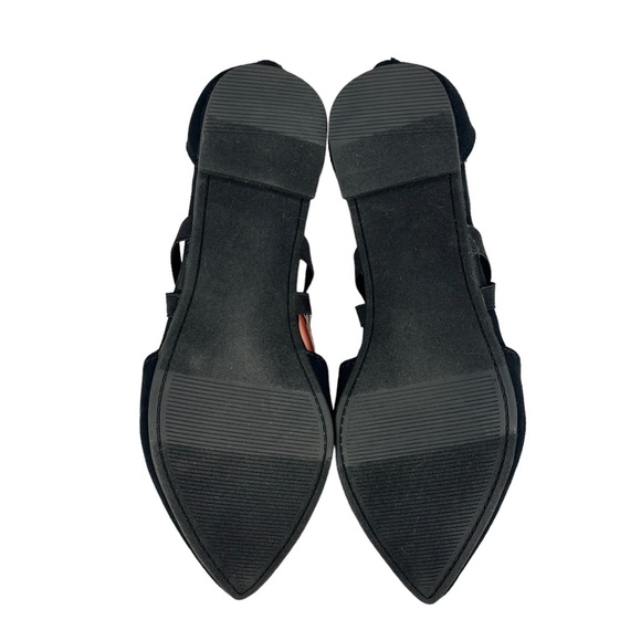 Torrid Faux Suede Elastic Criss-Cross Strappy Black Sandals Womens Size 9.5WW - Picture 11 of 13